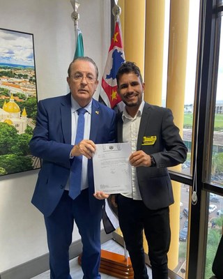 Deputado Motta com o vereador Van do Gás