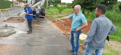 Melhorias na Avenida Santo Antônio (Imagem: Denílson Lopes)