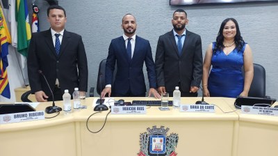 Nova mesa diretora da câmara municipal