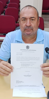 Vereador solicitou apoio do deputado Márcio v.iii