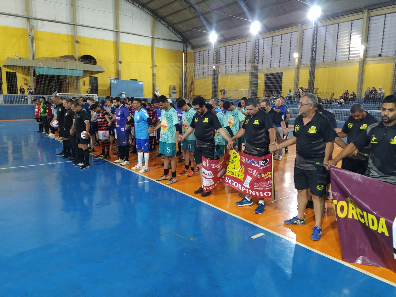 Vista parcial da Abertura da Copa Cristã em Américo